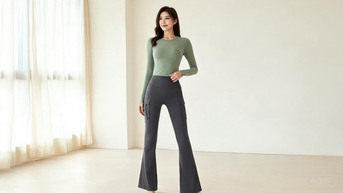 Practical Features of Cargo Flare Yoga Pants with Butt Lifting Effect