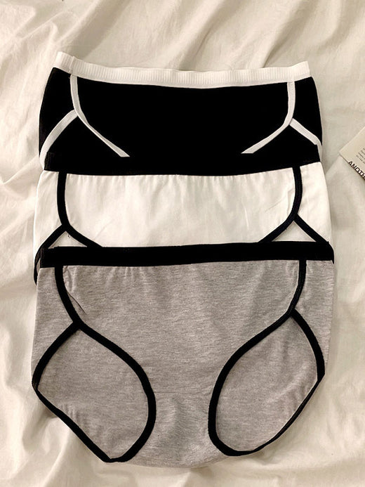 Flexvibe Mid Waist Briefs | Cotton Crotch, Soft Breathable, 3 Colors, M–XL