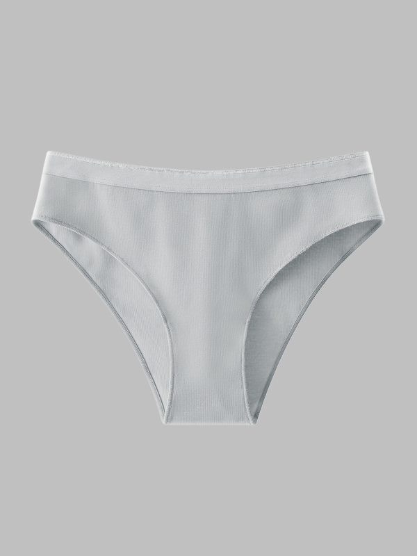 Flexvibe Women's Cotton Mid-Rise Briefs, Plus Size Breathable Soft Comfortable Underwear