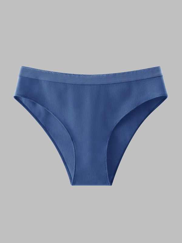 Flexvibe Women's Cotton Mid-Rise Briefs, Plus Size Breathable Soft Comfortable Underwear