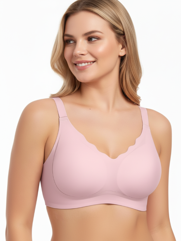 Flexvibe  Soft Support Wireless Seamless Bra S-3XL - Invisible Breathable Daily Bralette