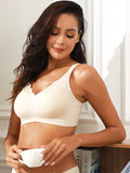 Flexvibe  Soft Support Wireless Seamless Bra S-3XL - Invisible Breathable Daily Bralette