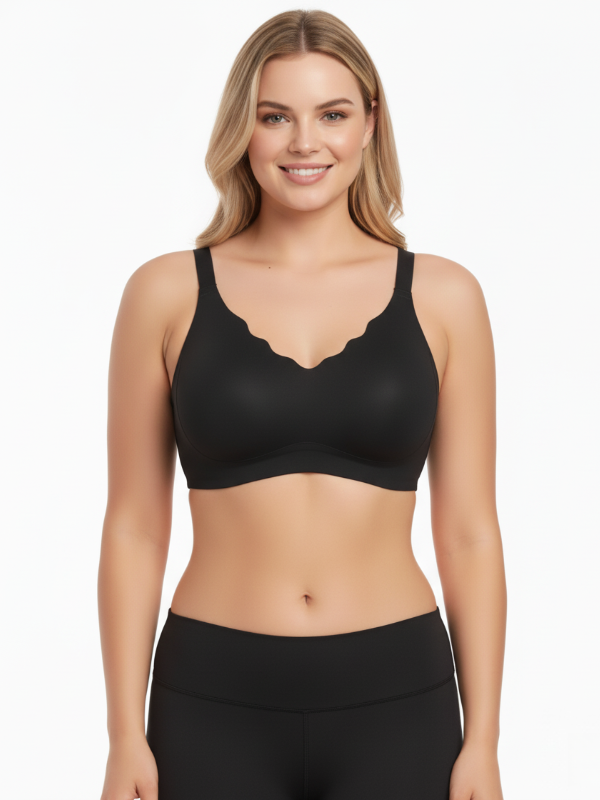 Flexvibe  Soft Support Wireless Seamless Bra S-3XL - Invisible Breathable Daily Bralette