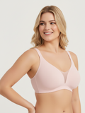 Flexvibe Non-Wired Seamless Deep-V Bra - Soft Support Breathable Invisible Daily Bralette