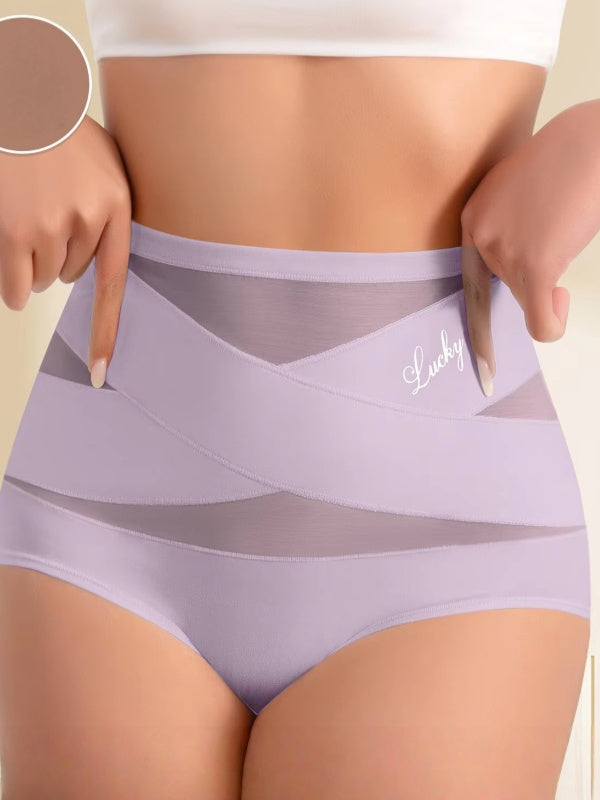Flexvibe Plus Size High Waisted Tummy Control Underwear for Women, Comfortable Slimming Briefs