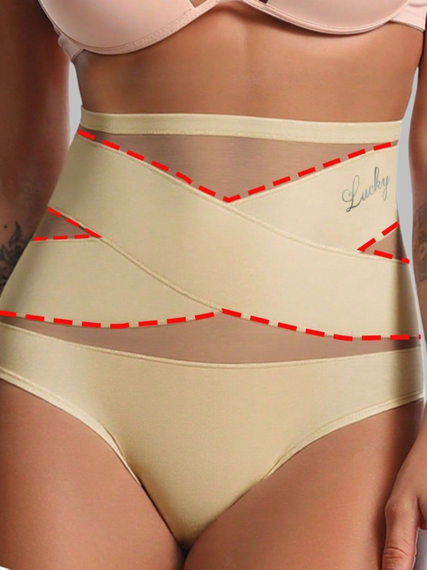 Flexvibe Plus Size High Waisted Tummy Control Underwear for Women, Comfortable Slimming Briefs
