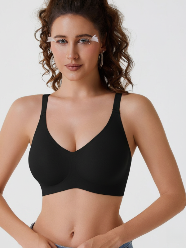 Flexvibe Comfortable Seamless Wireless Bra S-3XL - 3D Cut Ultra-Thin Mold Cup Bralette