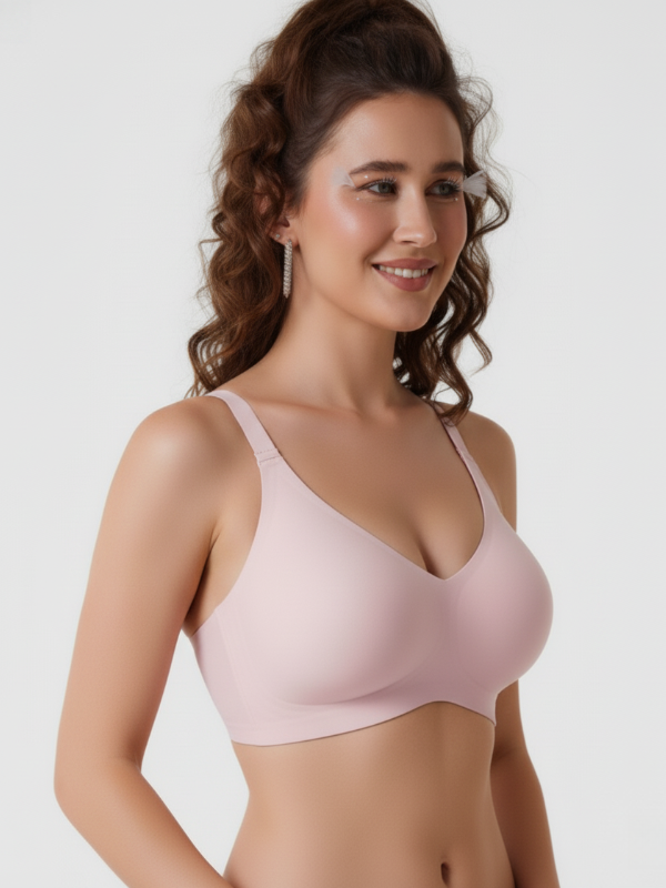 Flexvibe Comfortable Seamless Wireless Bra S-3XL - 3D Cut Ultra-Thin Mold Cup Bralette