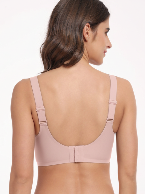 Flexvibe Seamless Non-Wired Bra S-3XL - Comfortable Adjustable Straps Everyday Wear