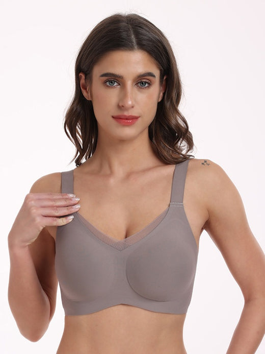 Flexvibe Seamless Non-Wired Sports Bra | Adjustable Straps, Semi-Fixed Cup, Everyday, 5 Colors, S–2XL