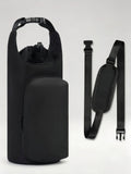 Flexvibe Insulated Bottle Sling Crossbody Bag | Lightweight Water Bottle Carrier for Women - Black