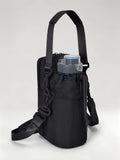 Flexvibe Sport Water Bottle Crossbody Bag | Gym Bottle Carrier Sling Bag for Women - Black