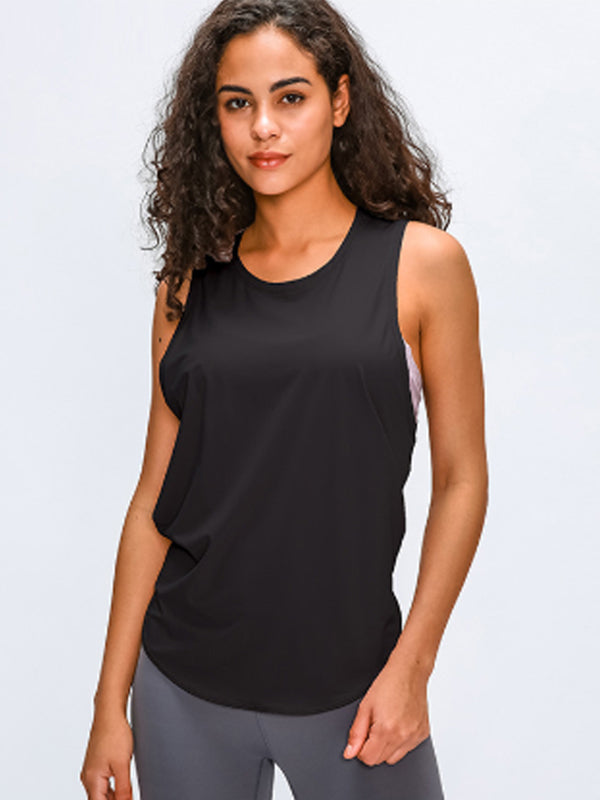 Flexvibe Women’s Casual Versatile Sports Tee - Overlay Quick Dry Loose Fit