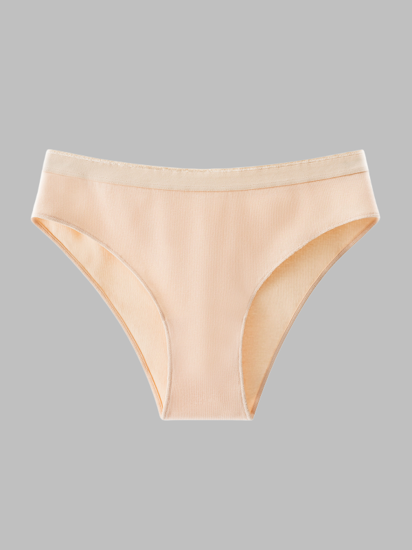 Flexvibe Women's Cotton Mid-Rise Briefs, Plus Size Breathable Soft Comfortable Underwear