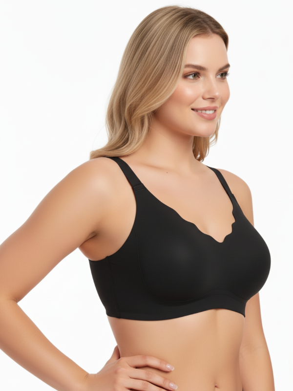 Flexvibe  Soft Support Wireless Seamless Bra S-3XL - Invisible Breathable Daily Bralette
