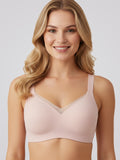 Flexvibe Cross Mesh Seamless Bra S-3XL - Wireless Full-Coverage Comfort Daily Bralette