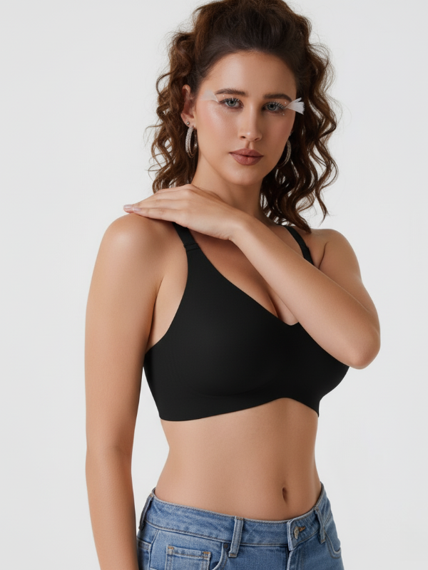Flexvibe Comfortable Seamless Wireless Bra S-3XL - 3D Cut Ultra-Thin Mold Cup Bralette