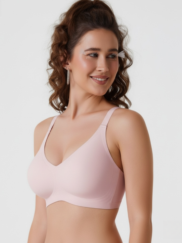 Flexvibe Comfortable Seamless Wireless Bra S-3XL - 3D Cut Ultra-Thin Mold Cup Bralette