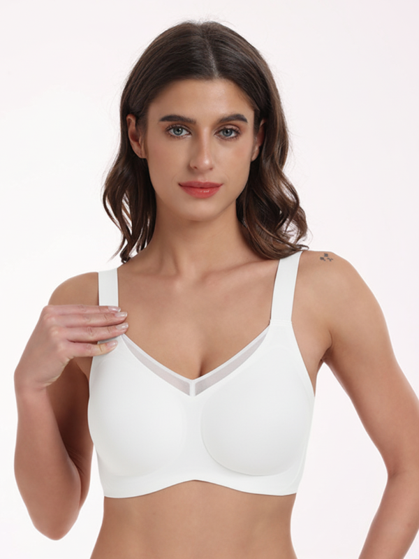 Flexvibe Seamless Non-Wired Bra S-3XL - Comfortable Adjustable Straps Everyday Wear