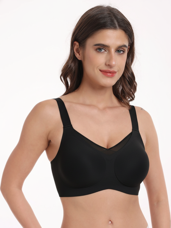 Flexvibe Seamless Non-Wired Bra S-3XL - Comfortable Adjustable Straps Everyday Wear