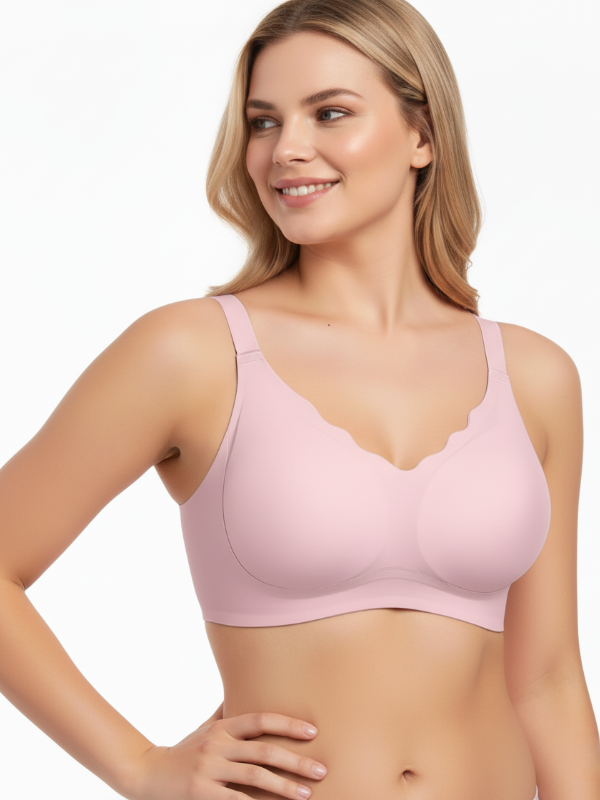 Flexvibe  Soft Support Wireless Seamless Bra S-3XL - Invisible Breathable Daily Bralette