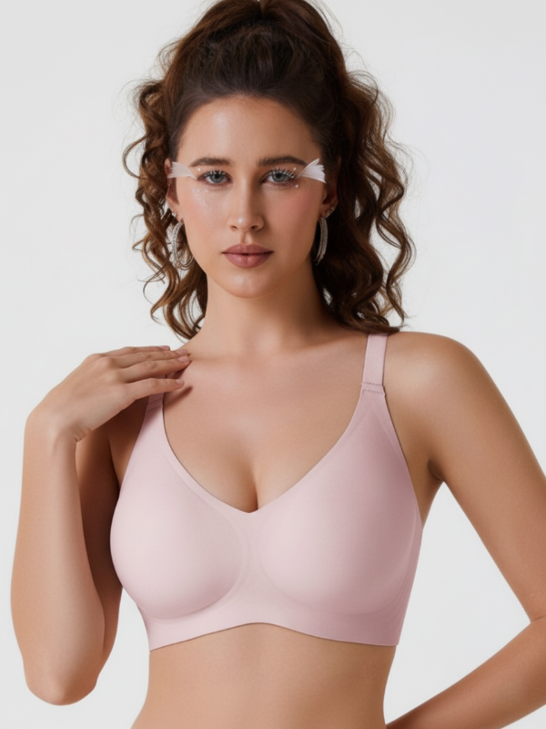 Flexvibe Comfortable Seamless Wireless Bra S-3XL - 3D Cut Ultra-Thin Mold Cup Bralette