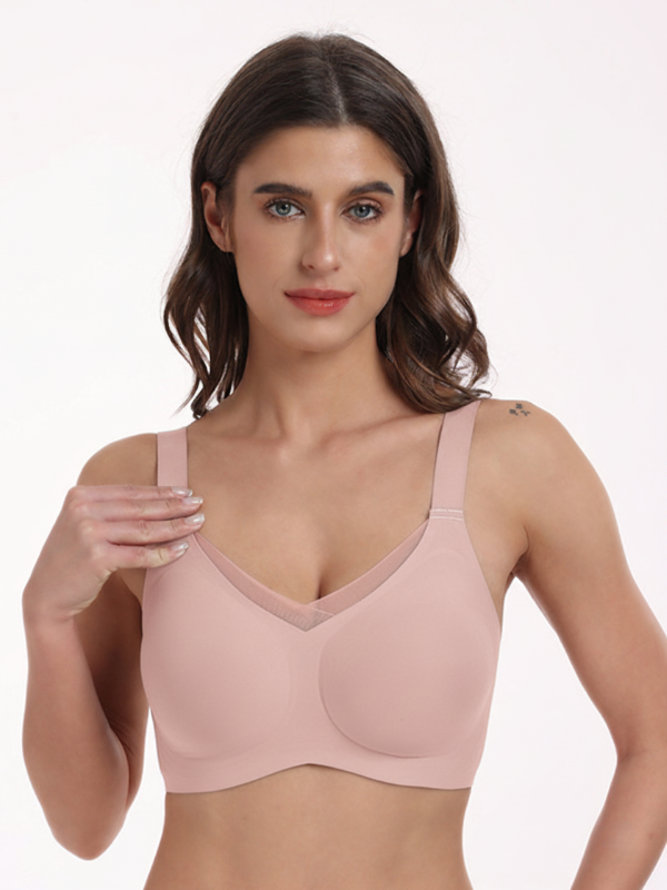 Flexvibe Seamless Non-Wired Bra S-3XL - Comfortable Adjustable Straps Everyday Wear