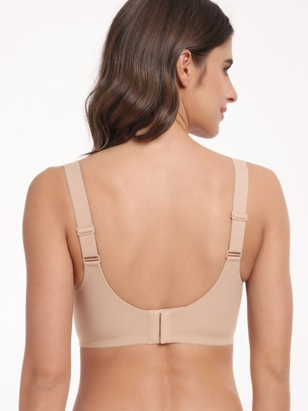 Flexvibe Seamless Non-Wired Bra S-3XL - Comfortable Adjustable Straps Everyday Wear