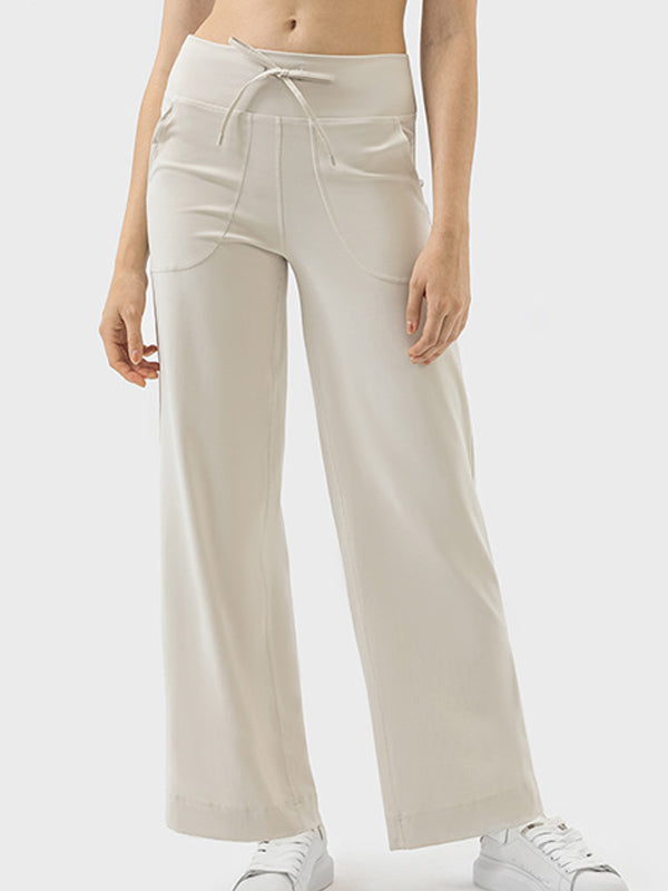 Flexvibe Non-Slip High-Waisted Yoga Pants - Straight-Leg Soft Breathable Workout & Lounge Pants