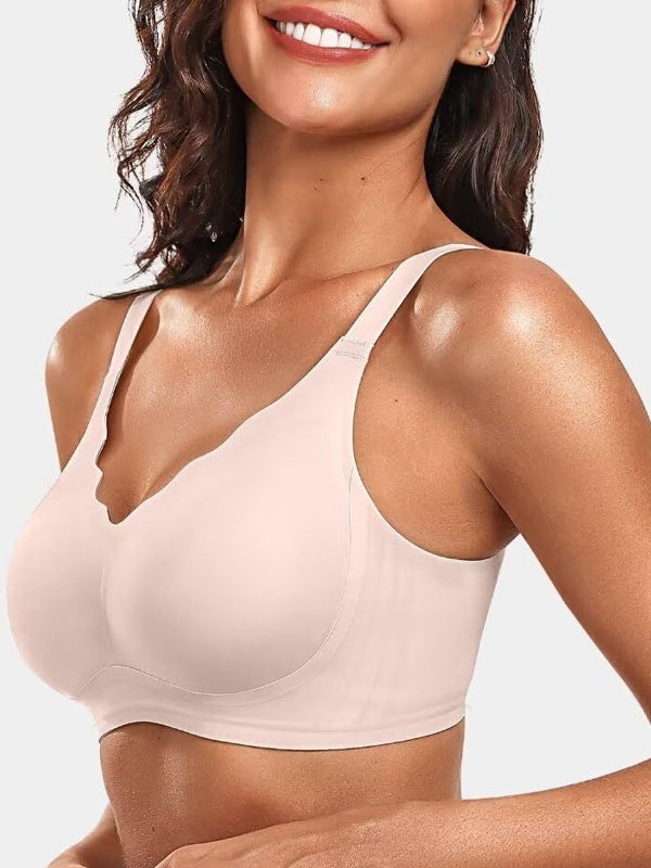 Flexvibe  Soft Support Wireless Seamless Bra S-3XL - Invisible Breathable Daily Bralette
