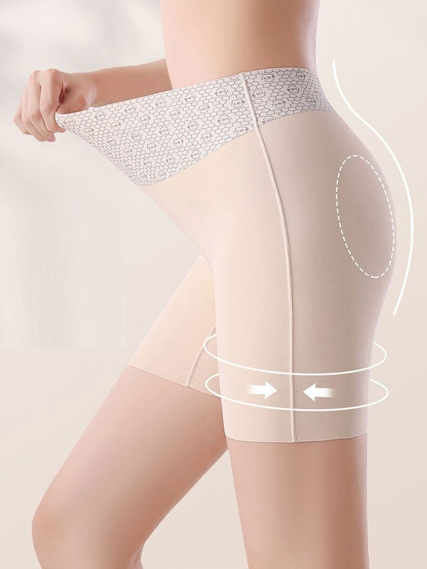 Flexvibe 7A Antibacterial High Waist Tummy Control Underwear for Women Butt Lifting Shaping Safety Shorts Tummy Control Yoga Pants