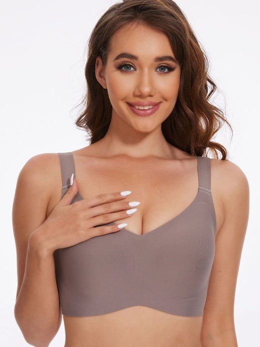 Flexvibe Seamless Wireless Sports Bra | Adjustable Back, 3D Cut, Semi-Fixed Cup, S–3XL