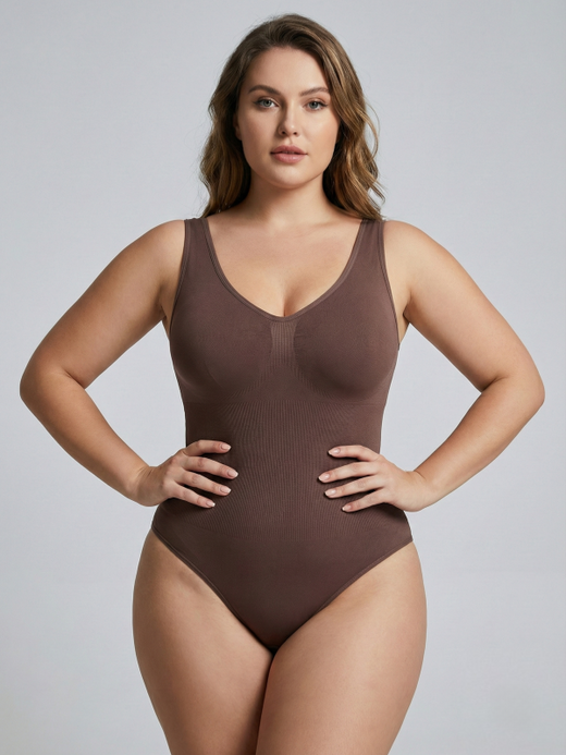 Flexvibe Seamless Camisole Shapewear Bodysuit | Tummy Control, Waist Slimming, Butt Lifting, 5 Colors, XS–3XL
