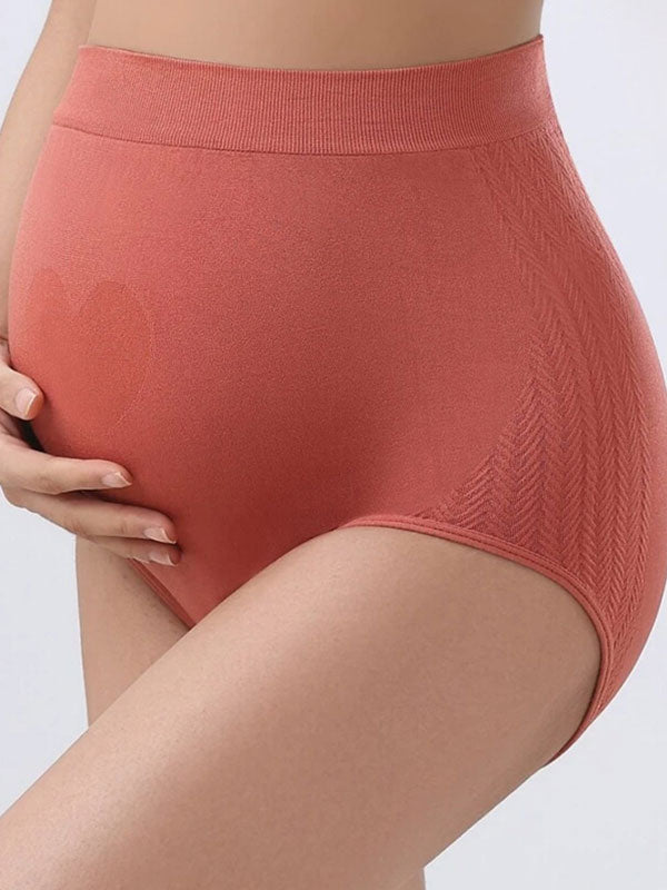 Flexvibe Seamless Maternity Underwear, High Waist Comfort Breathable Butt Lifting, Anti-Exposure for Pregnancy