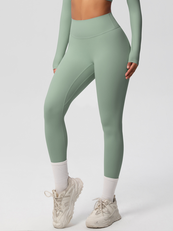 Women’s High Waisted Brushed Yoga Leggings – Buttery Soft Worko