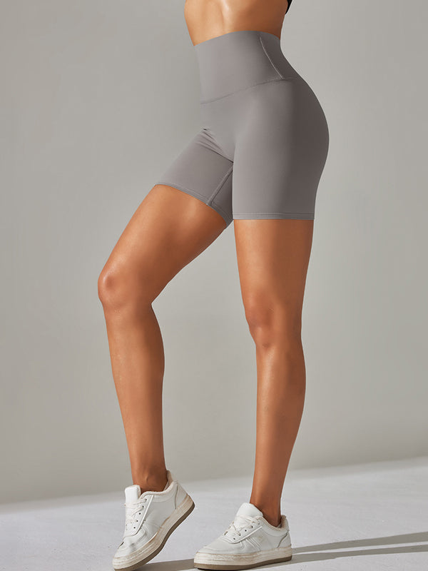 Flexvibe High-Waisted 3/4 Yoga Shorts - Tummy Control Butt Lifting Stretchy Gym Fitness