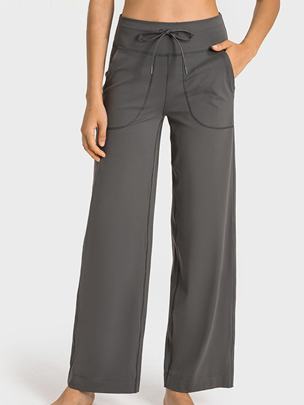 Flexvibe Non-Slip High-Waisted Yoga Pants - Straight-Leg Soft Breathable Workout & Lounge Pants