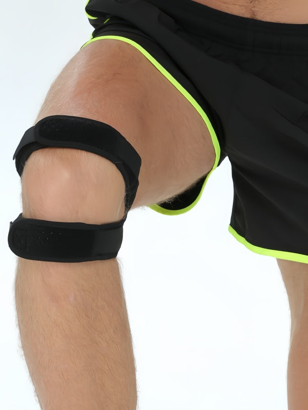 Flexvibe Adjustable Sports Knee Strap - Knee Pain Relief & Stability for Running/Gym