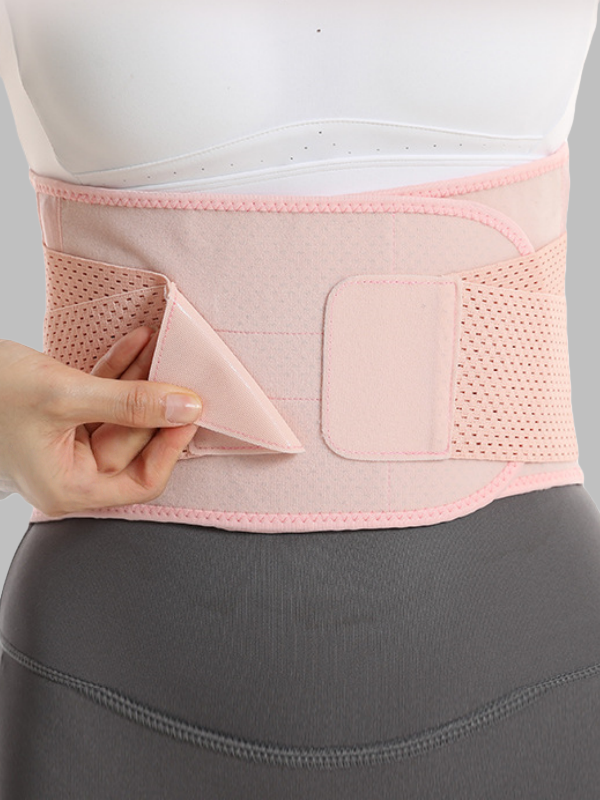 Flexvibe Breathable Tummy Control Belt - 7 Bionic Cartilage Lumbar Support Yoga Workout
