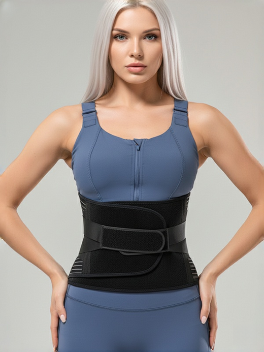 Flexvibe Postpartum Belly Binder | Wrap-Style, Anti-Roll, Sweat-Wicking, Unisex, S–2XL
