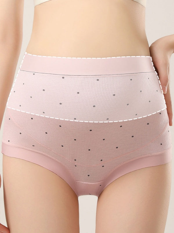 Flexvibe Maternity High Waisted Underwear 10A Extended Crotch Breathable Antibacterial Plus Size Pregnancy Panties