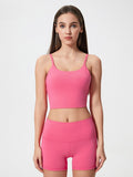Flexvibe Camisole with Built-in Bra - Wireless Comfortable Breathable Daily Yoga Gym Top
