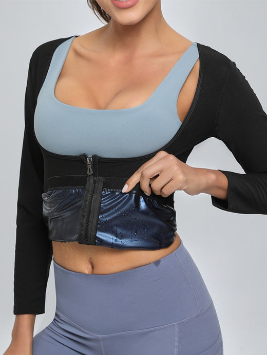 Flexvibe Sweat-Enhancing Waist Trainer - Adjustable Segmented Back Support