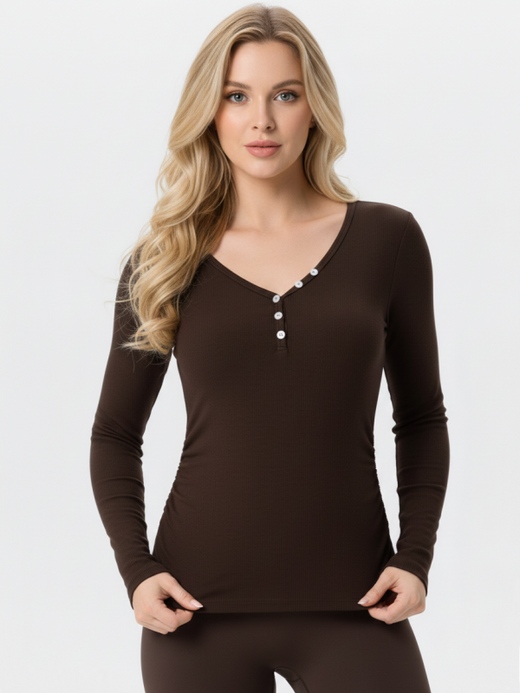 Flexvibe Plus-Size Yoga Cardigan | V-Neck, Long Sleeve, High-Elastic, L–3XL, 4 Colors