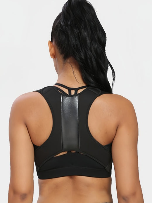 Flexvibe Adjustable Breathable Back Support Belt | Lumbar Support, Posture Correction, Gym & Office, Unisex
