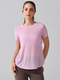 Flexvibe Quick Dry Fitness Cover-Up Cross Back Hollow Out Skin-Friendly