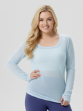 Flexvibe Plus-Size Semi-Sheer Active Cover-Up - Side Slit Yoga Pilates Daily Wear