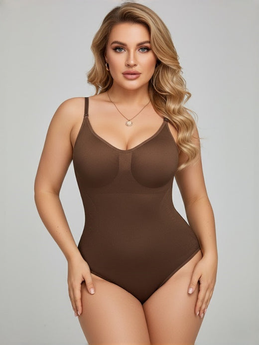 Flexvibe Camisole One-Piece Shapewear Bodysuit | Push-Up, Tummy Control, Hip Lifting, 6 Colors, XS–2XL