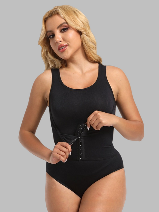 Flexvibe Plus-Size Enhanced Hook-And-Eye Shapewear - Smooth-Fit Tummy Control