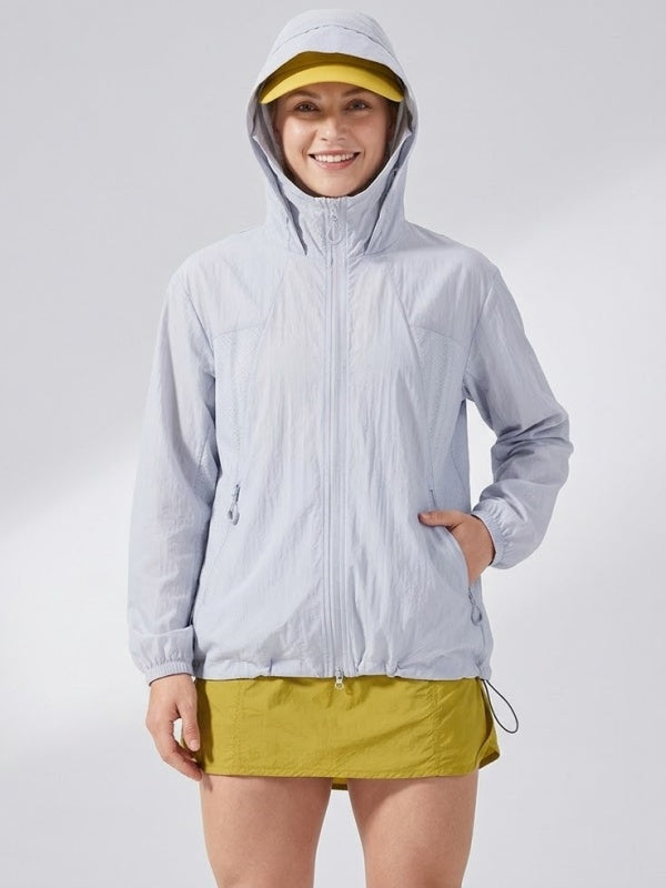 Flexvibe Lightweight Cooling Sun Protection Jacket for Men & Women, UPF Outdoor Coat for Hiking, Cycling & Running